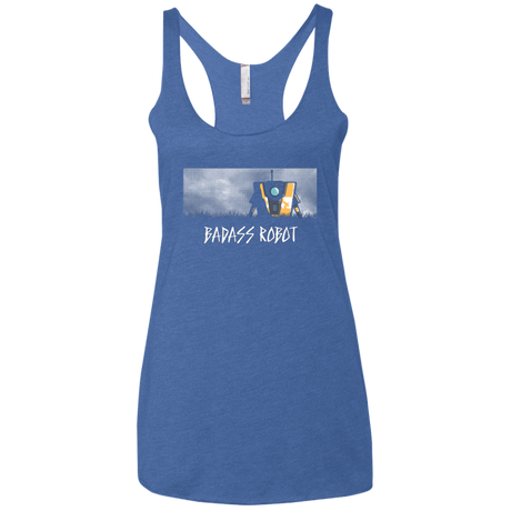 BADASS ROBOT Women's Triblend Racerback Tank