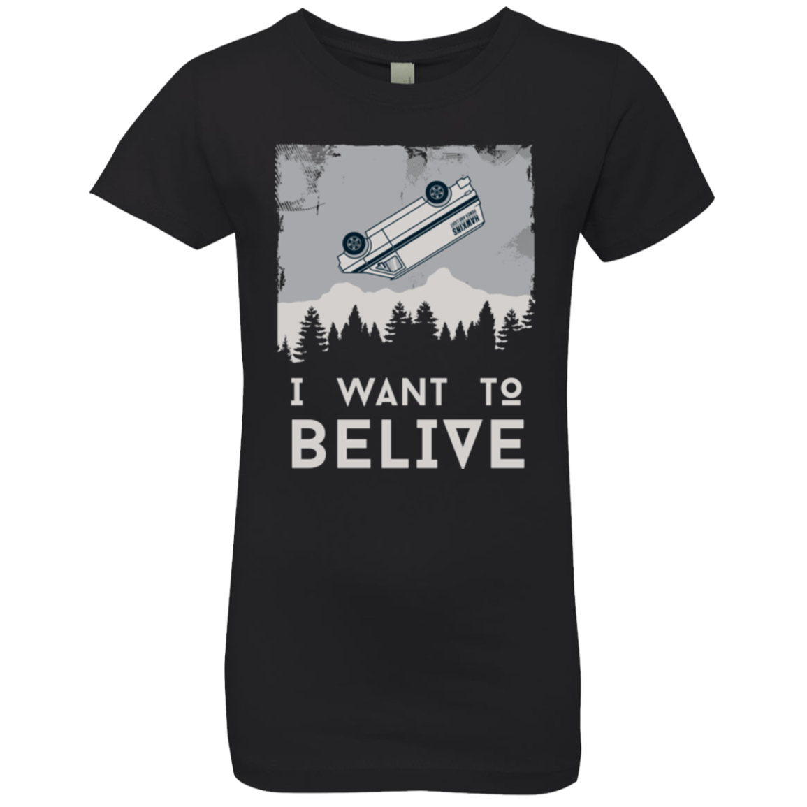 I Want to Believe Girls Premium T-Shirt