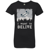 I Want to Believe Girls Premium T-Shirt