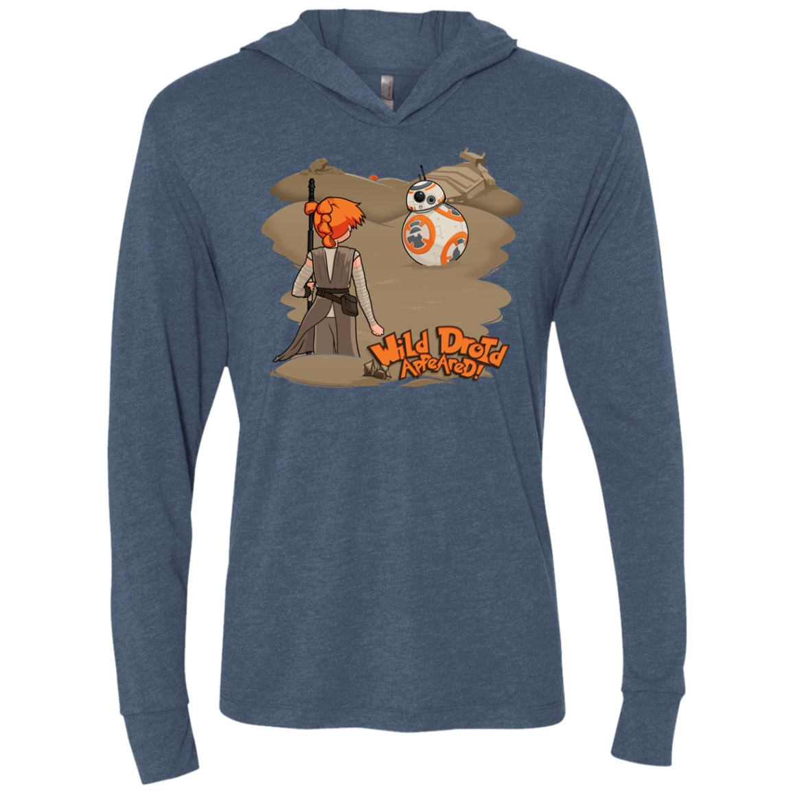 WDA Triblend Long Sleeve Hoodie Tee