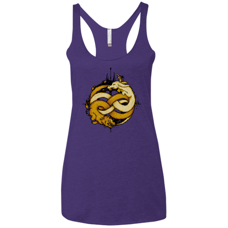 NEVERENDING FIGHT Women's Triblend Racerback Tank