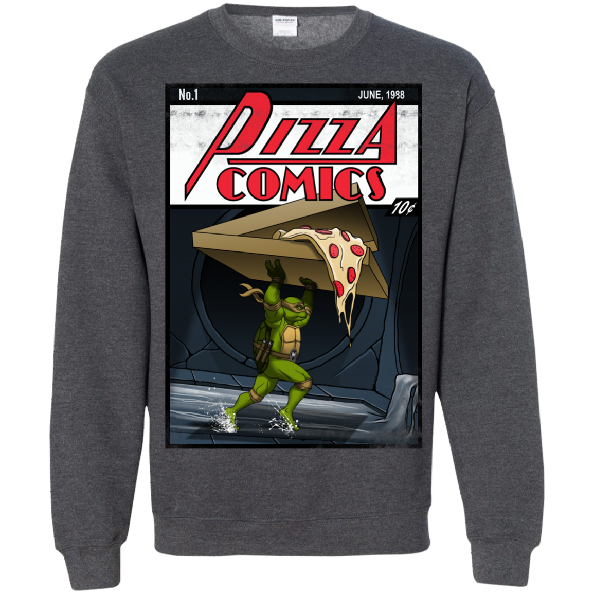 Pizza Comics Crewneck Sweatshirt