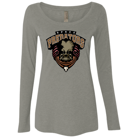 Space Predators Women's Triblend Long Sleeve Shirt