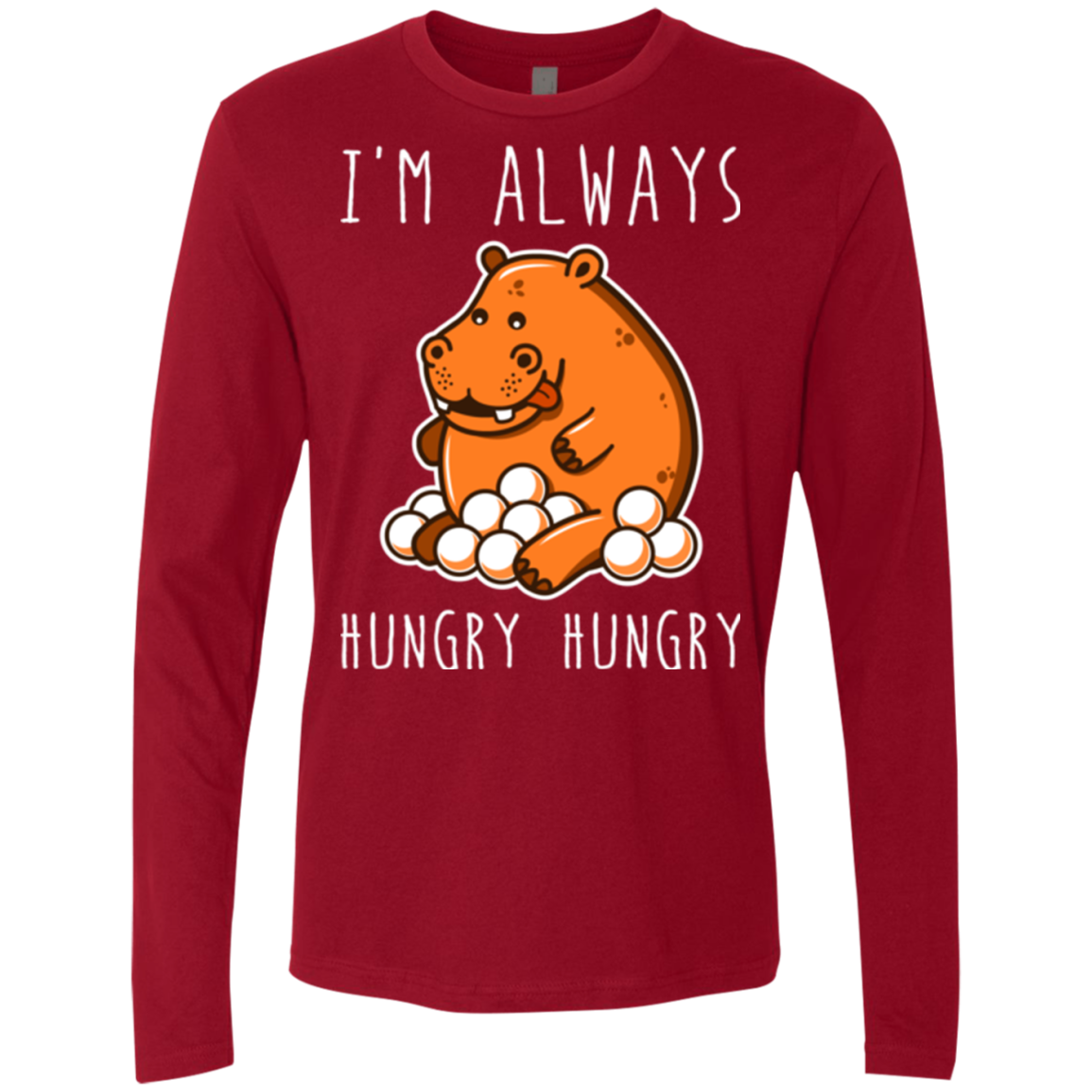 Hungry Hungry Men's Premium Long Sleeve