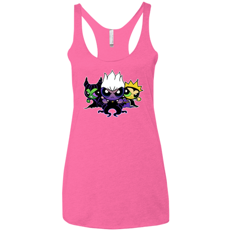 Villain Puff Girls Women's Triblend Racerback Tank