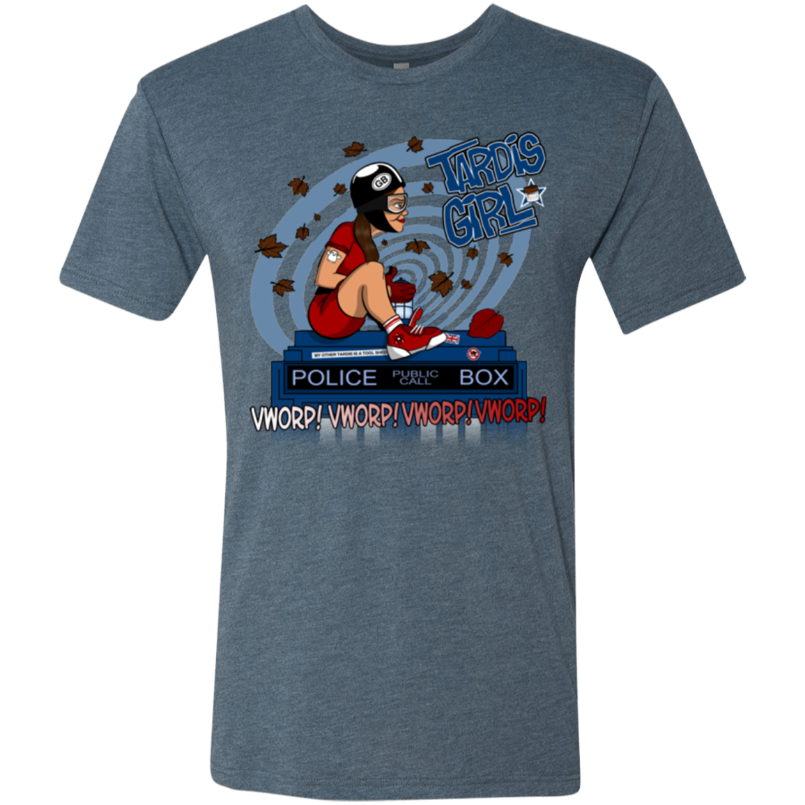 Tardis Girl Men's Triblend T-Shirt