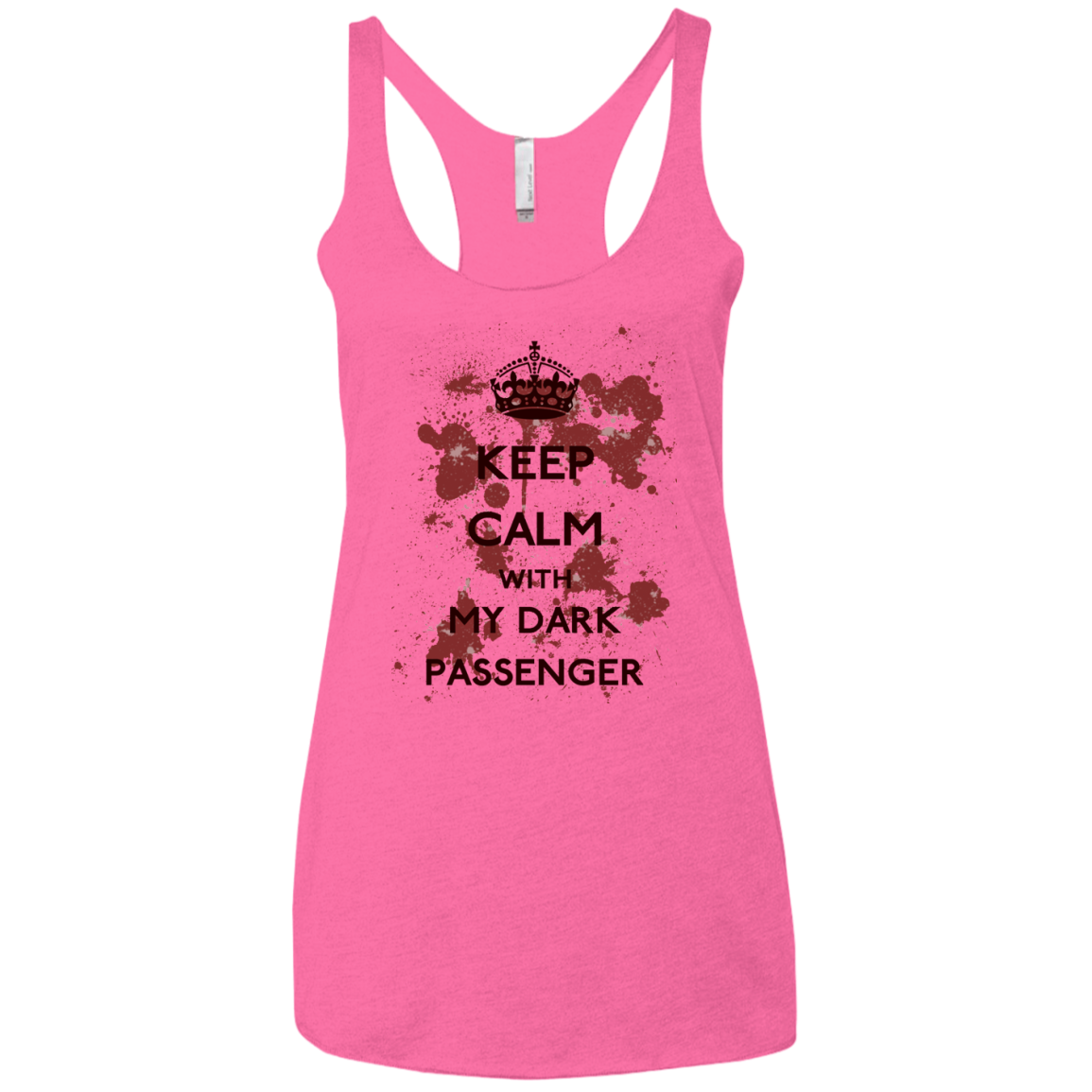 Keep passenger Women's Triblend Racerback Tank