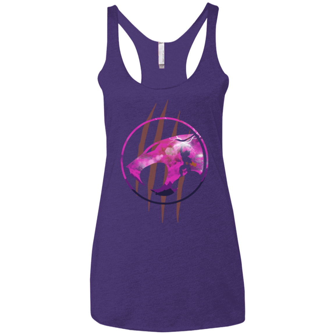 Thunder, Thunder, Thunder Women's Triblend Racerback Tank