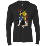 The Beastie Droids Triblend Long Sleeve Hoodie Tee