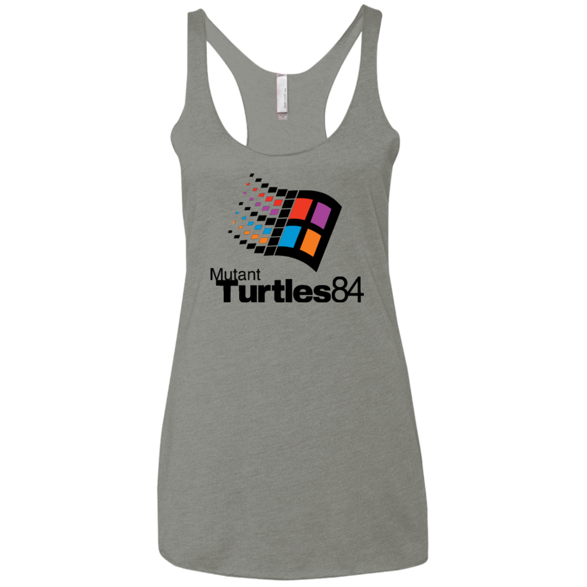 Turtles 84 Women's Triblend Racerback Tank