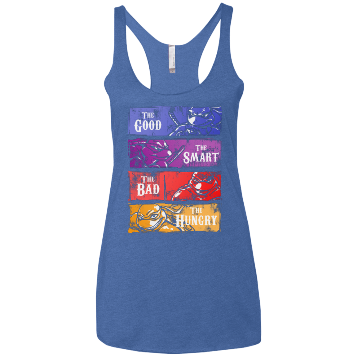 The Good, Bad, Smart and Hungry Women's Triblend Racerback Tank