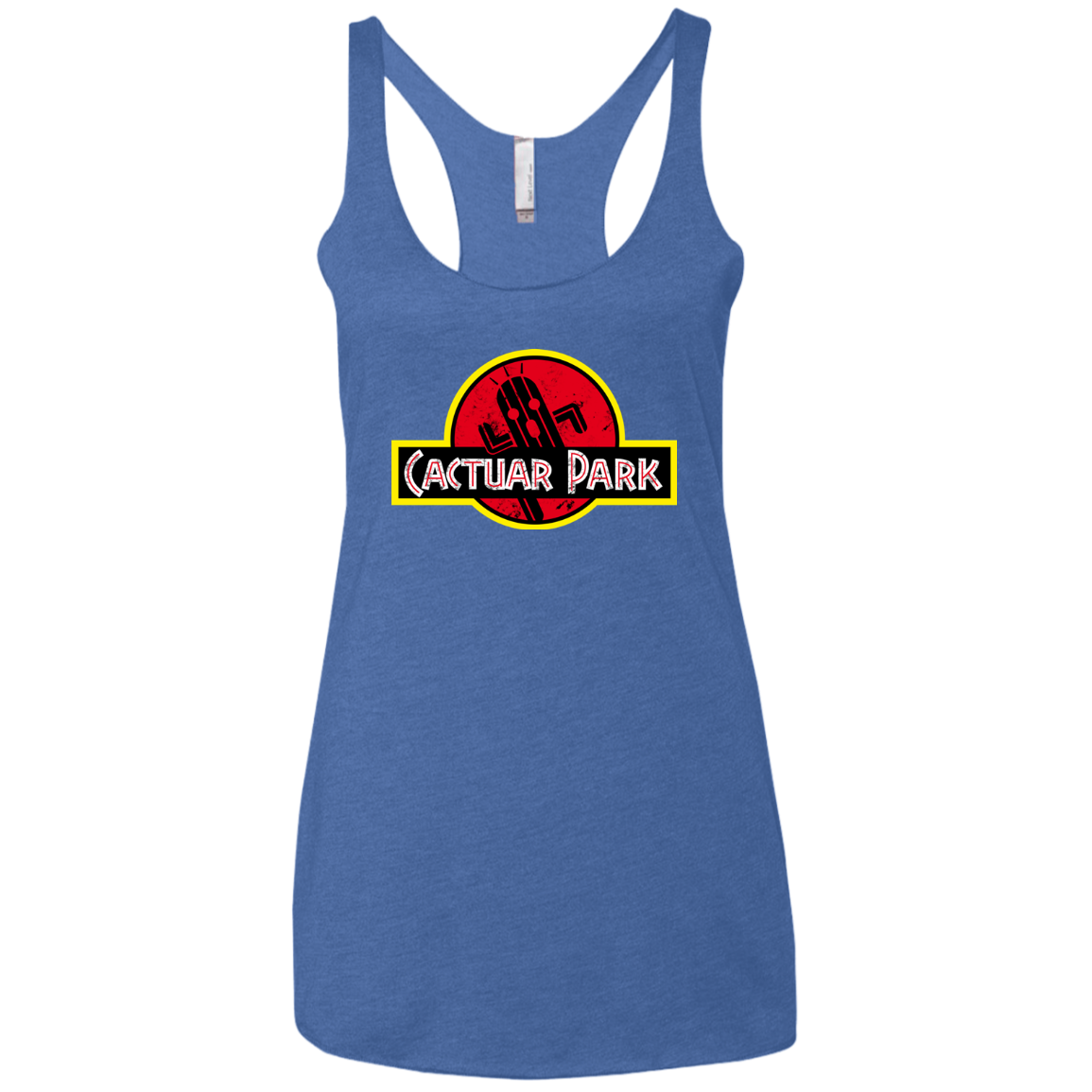 Cactuar Park Women's Triblend Racerback Tank