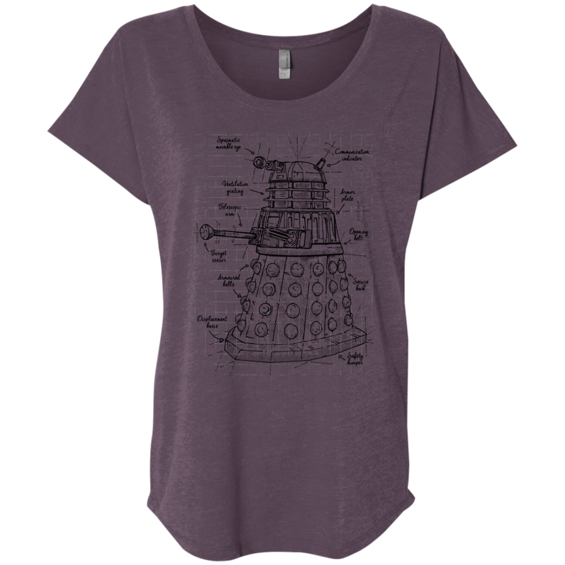 Dalek Plan Triblend Dolman Sleeve