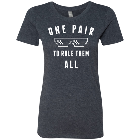 One pair Women's Triblend T-Shirt