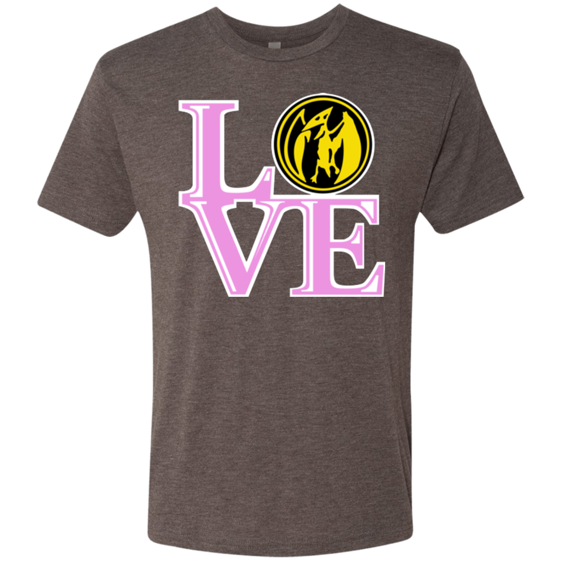 Pink Ranger LOVE Men's Triblend T-Shirt