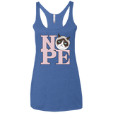 All You Need is NOPE Women's Triblend Racerback Tank