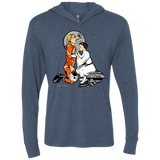 Rebellion Hero Triblend Long Sleeve Hoodie Tee