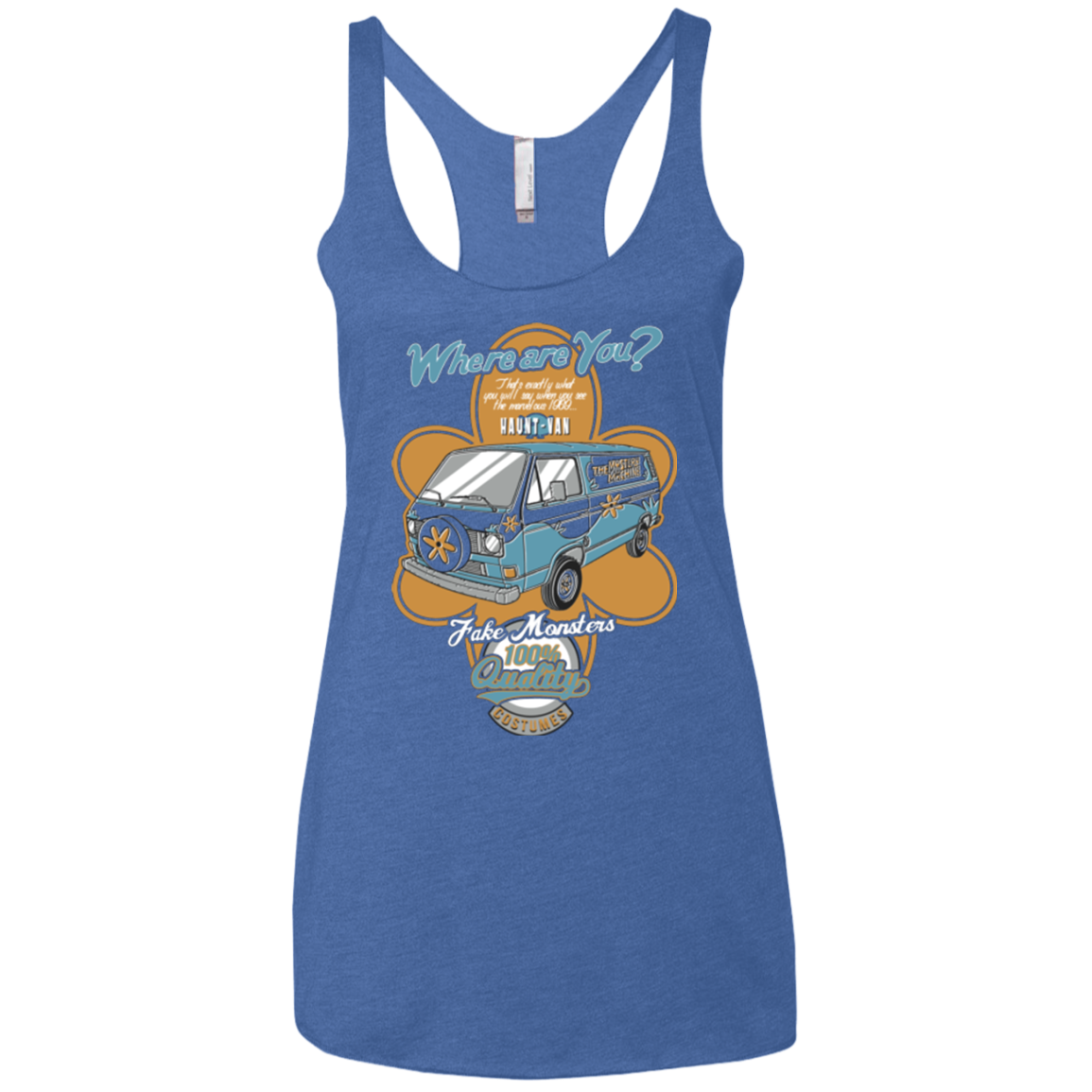 Haunt Van Women's Triblend Racerback Tank