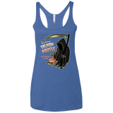 The Salmon Mousse Women's Triblend Racerback Tank