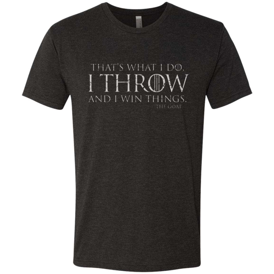 I Throw Men's Triblend T-Shirt