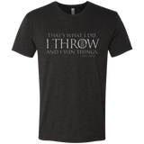 I Throw Men's Triblend T-Shirt