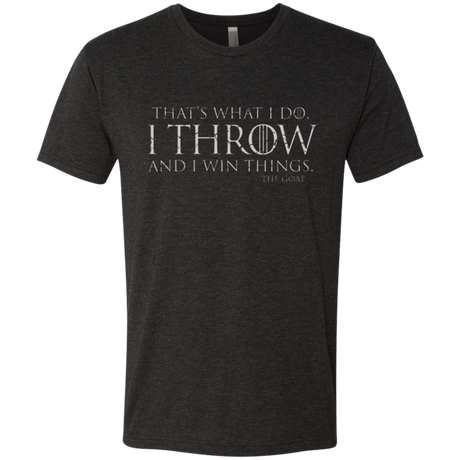 I Throw Men's Triblend T-Shirt