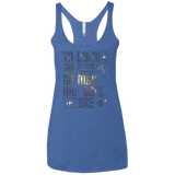 Where no Man has gone Before Women's Triblend Racerback Tank