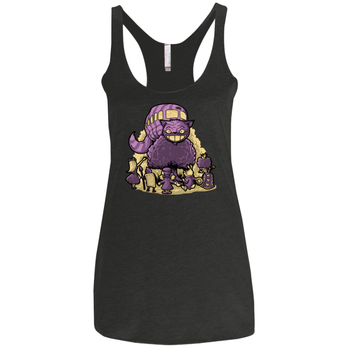 TRAVELING WONDERLAND Women's Triblend Racerback Tank