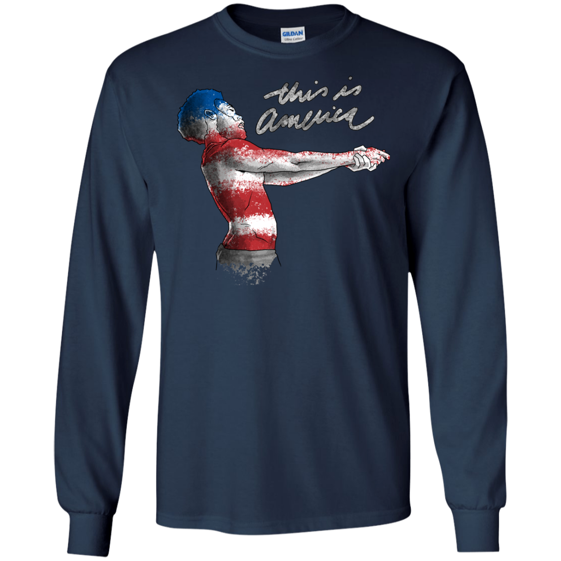 America Men's Long Sleeve T-Shirt