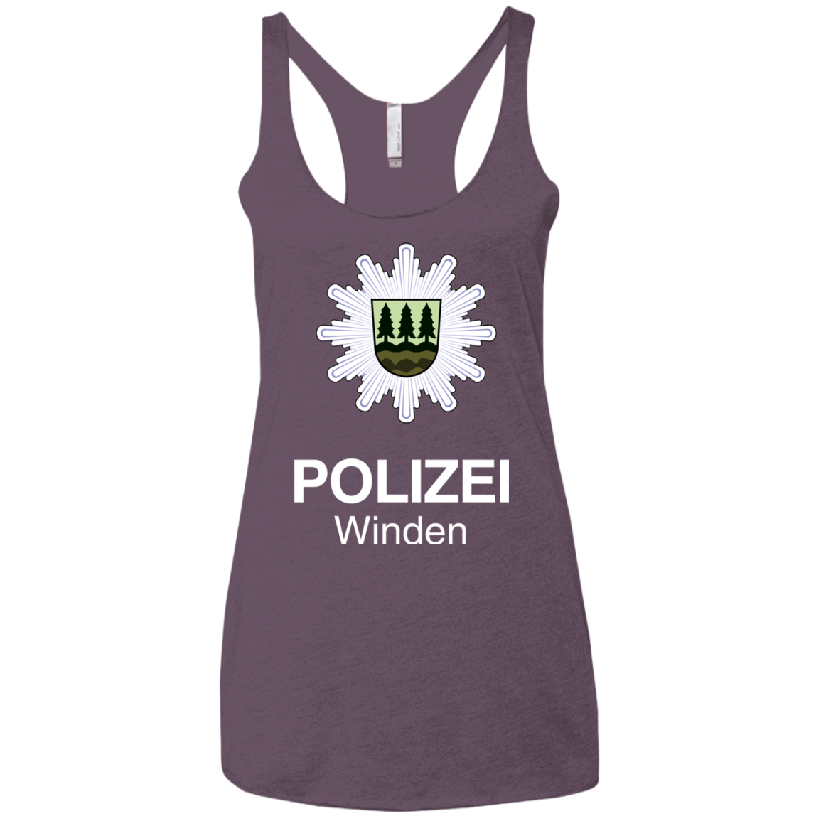 Winden Polizei Women's Triblend Racerback Tank