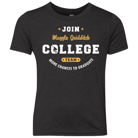 Muggle Quidditch Youth Triblend T-Shirt