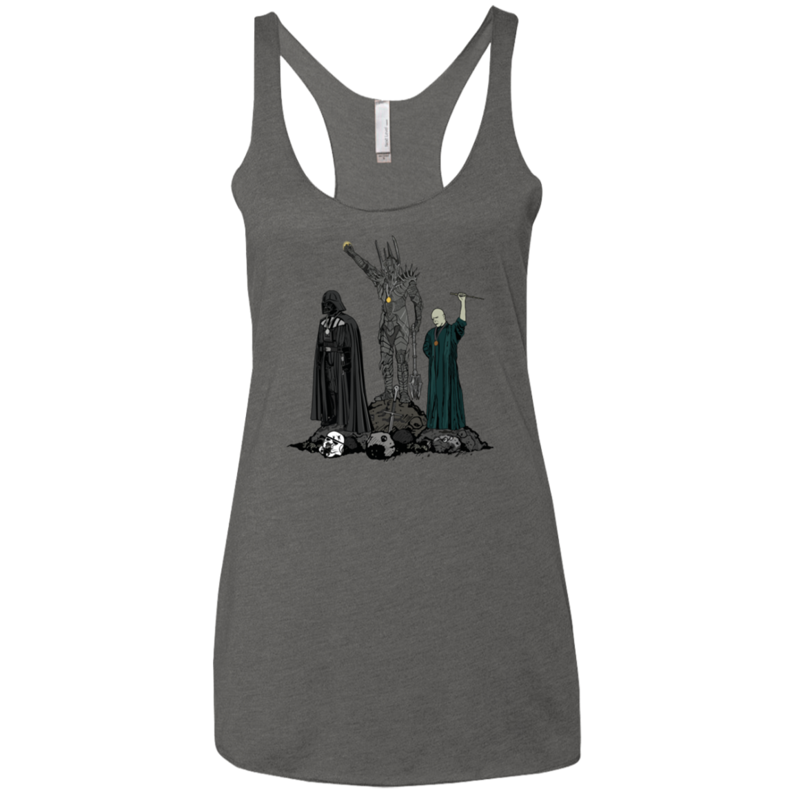 Dark Power Women's Triblend Racerback Tank