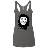 Anonymous Guevara Women's Triblend Racerback Tank