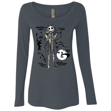 Skeleton Concept Women's Triblend Long Sleeve Shirt