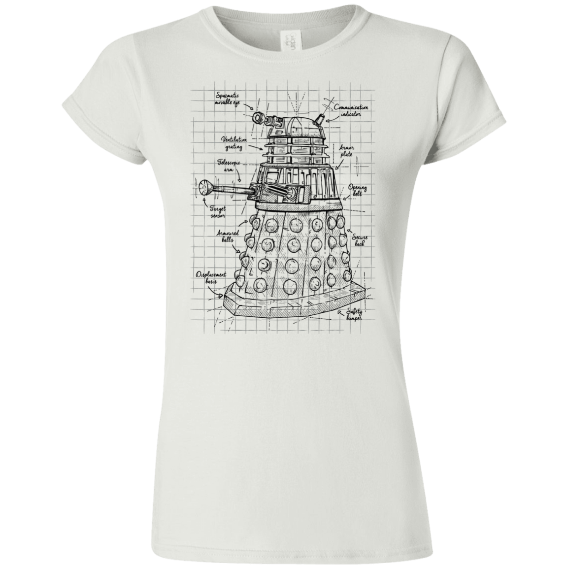 Dalek Plan Junior Slimmer-Fit T-Shirt