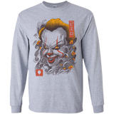 Oni Clown Mask Youth Long Sleeve T-Shirt
