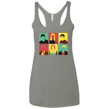 Slayer pop Women's Triblend Racerback Tank