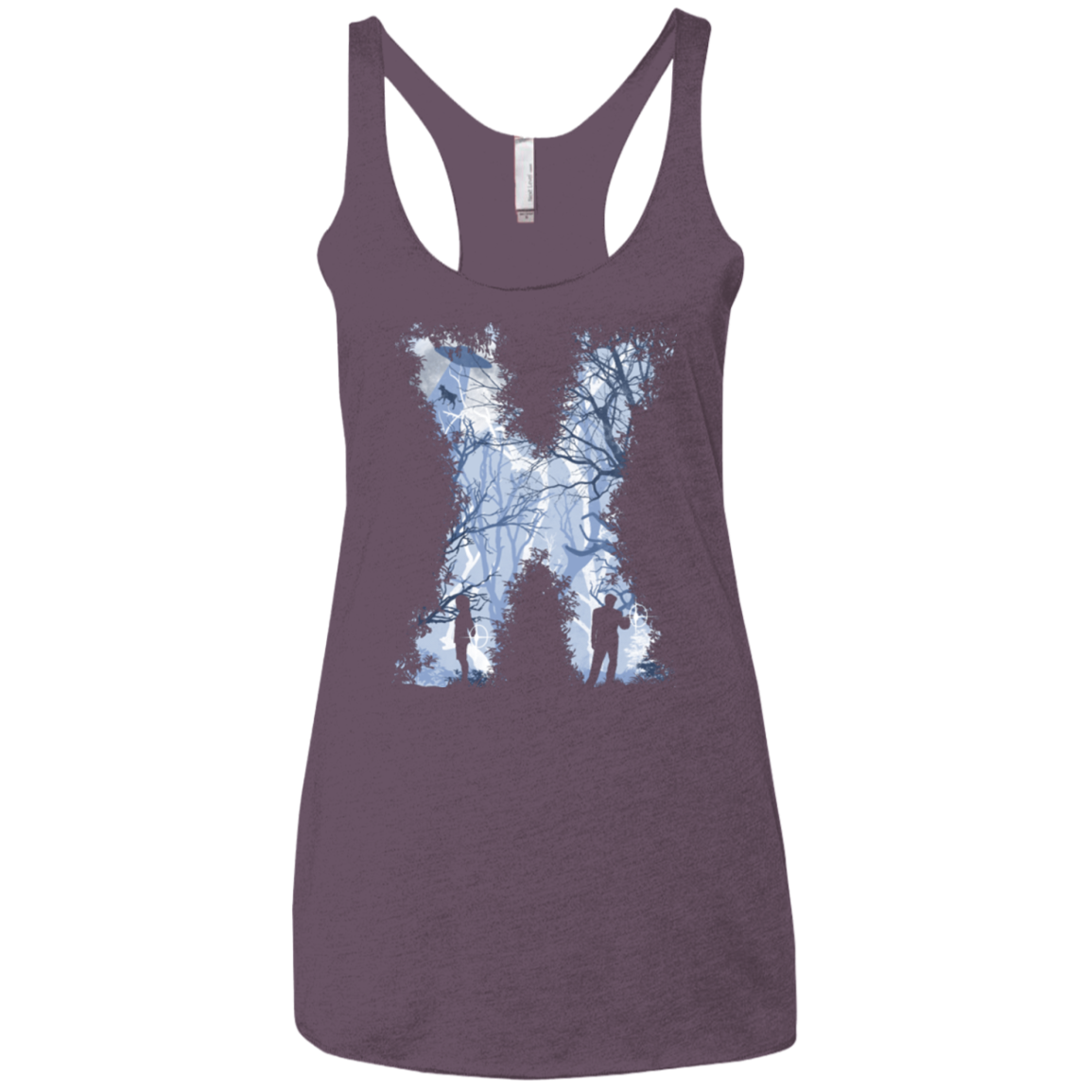 X marks the spot Women's Triblend Racerback Tank