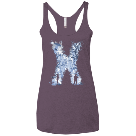 X marks the spot Women's Triblend Racerback Tank