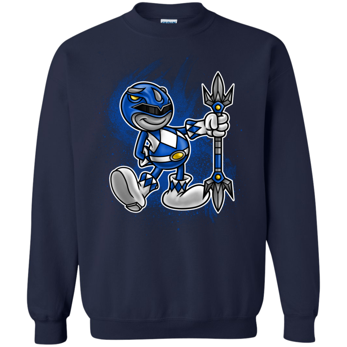 Blue Ranger Artwork Crewneck Sweatshirt