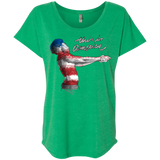 America Triblend Dolman Sleeve