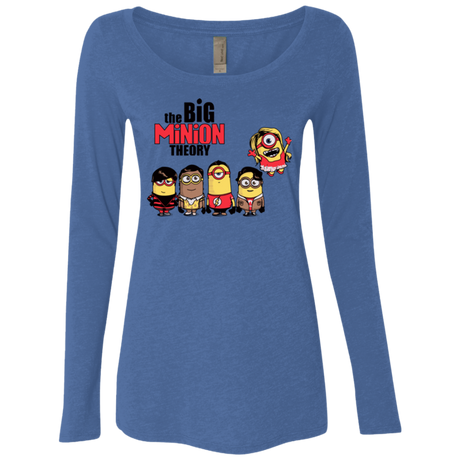 THE BIG MINION THEORY Women's Triblend Long Sleeve Shirt