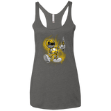 Yellow Ranger Artwork Women's Triblend Racerback Tank