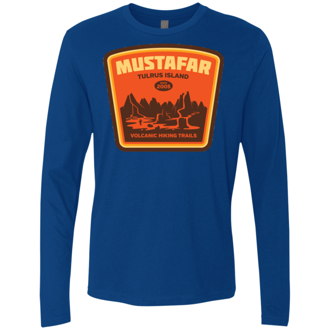 Volcanic Hiking Trails Men's Premium Long Sleeve