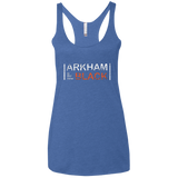 Arkham Black Women's Triblend Racerback Tank