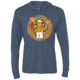 Brick Country Triblend Long Sleeve Hoodie Tee