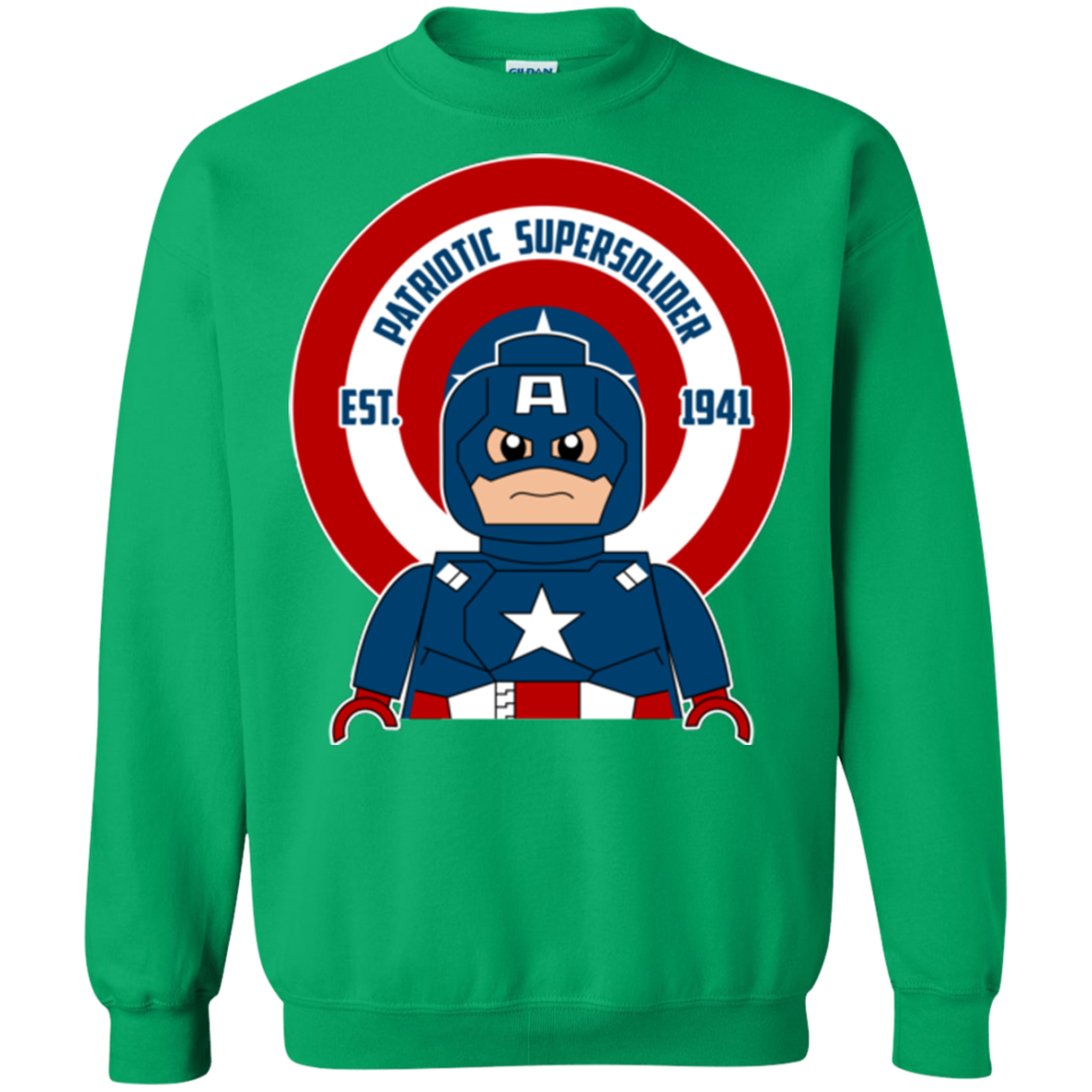 Patriotic Supersoldier Crewneck Sweatshirt