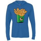 Box of Fries Triblend Long Sleeve Hoodie Tee