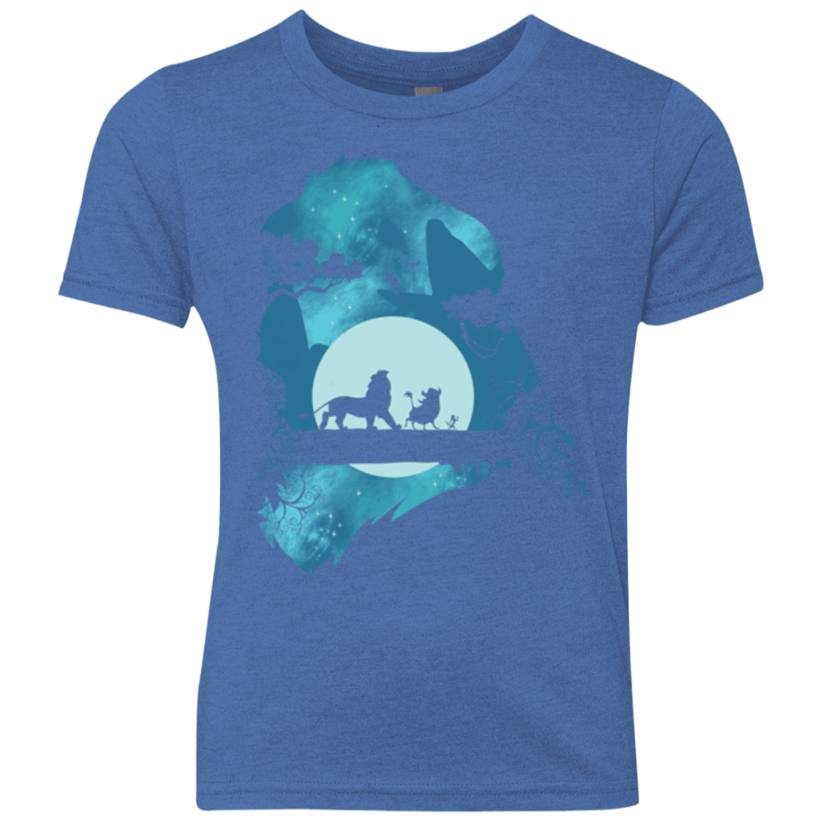 Lion Portrait Youth Triblend T-Shirt