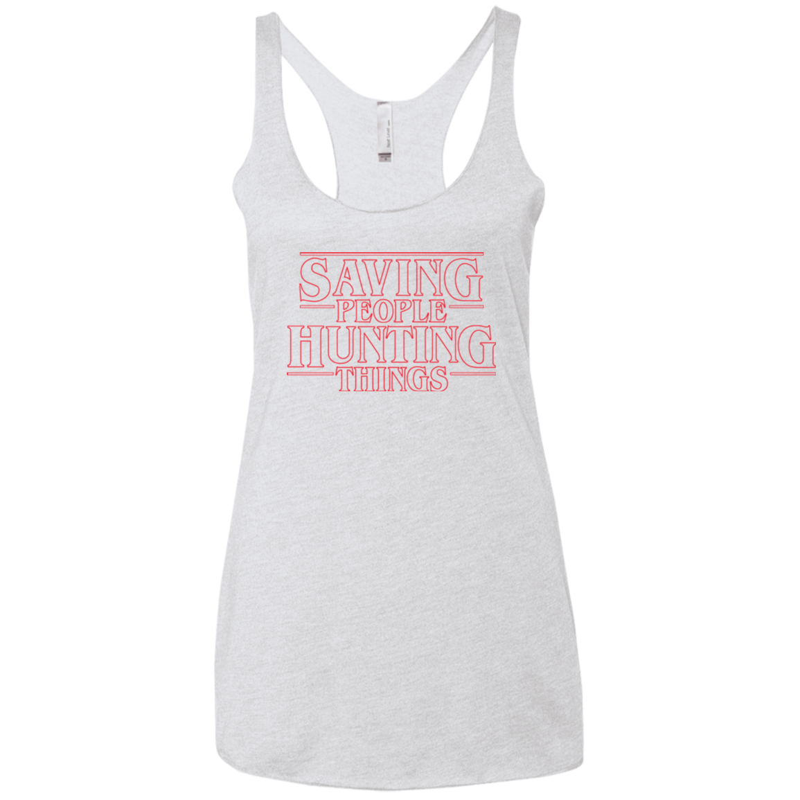 Supernatural Things Women's Triblend Racerback Tank